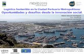 Logística Sostenible en la Ciudad Portuaria Metropolitana ... · Mapeo puntos críticos de la logística portuaria Taller con Actores Privados 28 de septiembre de 2018 15 actores