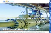 Catálogo Desco Chemola Argentina Brochure New.pdf · Valvulas de fracking, aplicaciones marinas, uso industrial general. Desco Frac-Seal puede también usarse como lubricante de