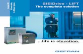 SieiDrive - LIFTIntroducción La constancia de Gefran en el sector de la automatización industrial es sinónimo de una realidad con más de 30 años. La experiencia demostrada,una