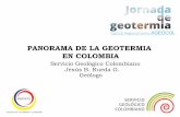 PANORAMA DE LA GEOTERMIA EN COLOMBIA · no se conoce gawell, reeds & wright. 1999 pero se ha estimado asÍ: potencial de generaciÓn elÉctrica con tecnologia de 1999 potencial de
