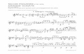 Niccoló PAGANINI GRANDE SONATE...Niccoló PAGANINI : GRANDE SONATE-1- Niccoló PAGANINI (1782-1839) GRANDE SONATE en La majeur d'après la sonate pour guitare avec accompagnement