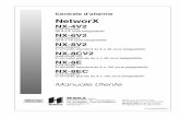 NetworX - Gubert System · 2019-02-07 · Centrali d’allarme NX-4V2, NX-6V2, NX-8V2, NX-8CV2, NX-8E ed NX-8EC Pagina 5 Fig. 1 La tastiera a LED NX-1308/1316/1324 3 tasti di attivazione