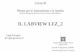 lezione 5 Il LabView Lez 2 - unicas.itwebuser.unicas.it/misure/MAQ_270/LEZIONI/lezione_5 Il... · 2010-11-11 · Corso di Misure per la Automazione e la Qualità (Studenti Ingegneria