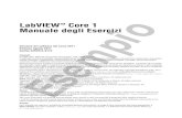 LabVIEWTM Core 1 Manuale degli Esercizi Esempiodownload.ni.com/evaluation/training/lvcore1_exercisemanual_italian_sample.pdf · LabVIEW Core 1 Manuale degli Esercizi 5-2 ni.com Parte