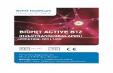 ISTRUZIONI PER L'USO Italiano - Biohit Healthcare€¦ · Cinque flaconcini da 1 mL di tampone fosfato con stabilizzatore proteico (bovino) contenente HoloTC. Conservante:
