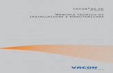 Manuale tecnico di installazione e manutenzionefiles.danfoss.com/download/Drives/Vacon-20-CP... · 2019-12-10 · Sicurezza vacon • 6 Assistenza: contattare il centro di assistenza