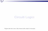 Circuiti Logici - math.unipd.itaceccato/Intro_2011_2012/... · 12 • Le operazioni AND e OR sono operazioni binarie, l’operazione NOT è unaria • Nella valutazione delle espressioni