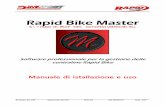 Rapid Bike MasterRapid Bike Master - · PDF file 2010-10-01 · Emesso da: PM approvato da DG Rev.02 del 28/05/10 pag. 1/27 Rapid Bike MasterRapid Bike Master Software professionale