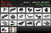 ボディパーツボディパーツ E-Mail：info@roccia-g.com P231 DUCATI Monster カーボンフロントフェンダー P231 DUCATI Monster カーボンフロントフェンダー
