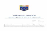 MANUALE AZZURRO 2020 - Federgolf · 2019-12-10 · come da accordi con il programma didattico Regionale Coach della Zona 1, Zona 6 e Zona 7 In aggiunta a quanto sopra: Coordina e
