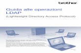 Guida alle operazioni LDAP · 2012-10-23 · Guida alle operazioni LDAP (Lightweight Directory Access Protocol) Per ottenere informazioni di base sulla rete e sulle funzionalità