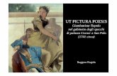 UT PICTURA POESIS - Istituto Veneto · 2015-03-31 · UT PICTURA POESIS Giambattista Tiepolo nel gabinetto degli specchi di palazzo Corner a San Polo (1741 circa) Ruggero Rugolo.