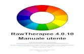 RawTherapee 4.0.10 Manuale utente - Il mondo di Paolettopn · 2018-07-27 · Benvenuto in RawTherapee 4.0.10, il potente convertitore di raw a 64 bit per Windows, MacOs X e Linux!