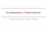 Ereditarietà e Polimorfismo - Università degli Studi di Perugiamozart.diei.unipg.it/.../D18-Ereditarieta-e-Polimorfismo.pdf · 2016-11-24 · Polimorfismo •Il binding dinamico
