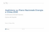 Audizione su Piano Nazionale Energia e Clima 2030 · 2019-03-13 · grado di gestire la crescita delle FER e consentire il phase out del ... MonIta HVDC Piossasco-GrandIle SE 220/132