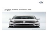 Listino prezzi Volkswagen Caddy Listino prezzi Caddy Validit£  08.01.2018 - Aggiornamento 08.01.2018
