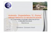 Azienda Ospedaliera “C. Poma”...Azienda Ospedaliera “C. Poma” 09/07/2014 1 DIPARTIMENTO DI NEUROSCIENZE S. C. DI RIABILITAZIONE SPECIALISTICA E REUMATOLOGIA Mantova Direttore: