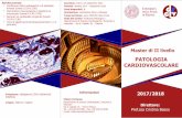 PATOLOGIA CARDIOVASCOLARE master.pdf · Patologia post-operatoria e interventistica Correlazioni clinico-patologiche con imaging cardiovascolare avanzato (CT, CMR, eco 3D) Patologia