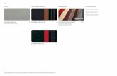 | Pelle | Audi design selection | Audi exclusive ...microsites.audi.it/cataloghi/vettura/Vettura_A3Cabrio-A3Sedan-S3Sedan-03.pdf · schienali dei sedili anteriori. Per A3 Cabriolet
