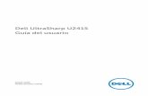 Dell UltraSharp U2415 Guía del usuario...• Energía en espera de 0,5 W en el modo de espera. • El indicador de energía muestra el nivel de energía que consume el monitor en