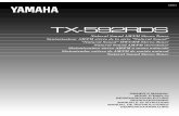 TX-592RDS - Yamaha · TX-592RDS B G. 2 Indoor FM Antenna ... Adaptateur d’antenne 75 ohms/300 ohms (Modèle pour le ... 75-ohm coaxial cable 75-ohm antenna 75-ohm coaxial adapter