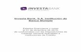 Investa Bank, S.A. Institución de Banca Múltiple · Las operaciones de la Institución comprenden, entre otras, la recepción de depósitos, la aceptación de préstamos, el otorgamiento