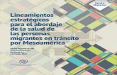 Plan Mesoamerica salud portada.indd 1 1/9/17 11:52 AMsaludymigracion.org/es/system/files/repositorio/lineamientos... · Mapa 1. Resumen de la Situación Epidemiológica del virus