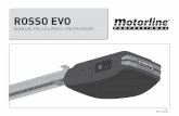 Manual Rosso EVO - ES - Portore · 2018-02-01 · 03 - Colocar chapa de ﬁjación de la guía al techo sensiblemente al medio de la guía de hierro, como se ve en la imagen. 05 -