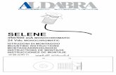 SELENE - Aldabra€¦ · Installazione in cassaforma drenante (pavimento) Installation in draining recessing box (ﬂ oor) 350/500 mA Black Red RED +24Vdc BLACK 0Vdc VIOLET Dim DIM
