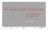 In Borsa per crescere 30 settembre Bergamo2016.ambromobiliare.it/wp-content/uploads/2016/09/In-Borsa-per... · Il Nomad svolge la due diligence sull’emittente e pianifica la data
