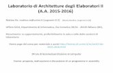 Laboratorio di Architetture degli Elaboratori II (A.A ...homes.di.unimi.it/re/Corsi/archlab2_1516/lab1/arch2lab-2015-2016-0… · Assembly • Il codice Assembly può essere il risultato