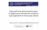 Stato dell'arte della brachiterapia: le applicazioni ......Stato dell'arte della brachiterapia: le applicazioni cliniche più moderne e gli argomenti di ricerca più attuali Seminario