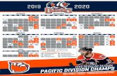 2019-20 Schedule - Bakersfield Condors · tuc 6:05 24 tuc 6:05 22 23 sj 6:30 20 21 ont 3:00 19 18 sd 7:00 17 col 7:00 14 15 16 ia 6:30 12 13 11 ia 7:00 10 ont 7:00 8 9 stk 7:00 5