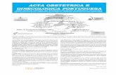 ACTA OBSTETRICA E GINECOLOGICA PORTUGUESA€¦ · Acta Obstetrica e Ginecologica Portuguesa is an editorially independent publication, property of the Federation of Portuguese Societies
