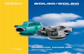 SDL30 / SDL50 - Sokkia · precisione* di cui si necessita. Sokkia offre il modello top di gamma SDL1X per precisioni più elevate, fino a 0,2 mm. Riconoscimento della Stadia Capovolta
