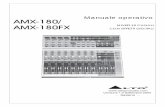Manuale operativo AMX-180/ - Adcom alto.pdf · MIXER 18 CANALI CON EFFETTI DIGITALI AMX-180/ AMX-180FX Manuale operativo LTOR  Versione 1.0 Settembre 2004 Italiano