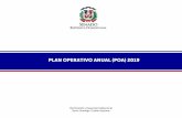 PLAN OPERATIVO ANUAL (POA) 2019 · 3 . SENADO DE LA REPÚBLICA DOMINICANA. PLAN OPERATIVO ANUAL POA-2019 . Finalmente es importante destacar que a la ejecución del Plan Operativo