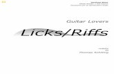 Guitar Lovers Licks/Riffs - Licks/Riffs Thomas Schilling redatto da Guitar Lovers Versione demo Adobe