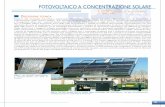 Fotovoltaico a concentrazione solare · FOTOVOLTAICO A CONCENTRAZIONE SOLARE 81 S. Lombardo - CNR C. Cancro, G. Graditi, E. Terzini - ENEA G. Timò - RSE DESCRIZIONE TECNICA FOTOVOLTAICO