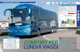 È COMFORT PER LUNGHI VIAGGI - Bus To Coach · IRIZAR - i8 14.38 INTEGRAL. PASSEGGERI Posti seduti n. 53+1 Altezza interna mm 2.020 Altezza corridoio mm 1.590 Larghezza corridoio
