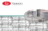 REFRIGER AZIONE - Baron Professional · Baron Refrigerazione Una buona riuscita dei piatti passa anche per un’ottima conservazione degli alimenti. Baron offre una serie di apparecchiature
