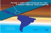 ACTA LATINOAMERICANA DE · Carmen Evarista Matías Pérez, Lesly A.Mejía R. Educación virtual usando tecnología de redes para la formación a distancia, de profesores de matemáticas