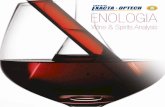 ENOLOGIA - Exacta+Optech Labcenter SpA · 2016-03-09 · ENOLOGIA Wine & Spirits Analysis. CONSUMABILI SERVIZIO ASSISTENZA TTI CHIMICI AZIONE CATALOGO ONLINE ARREDI DA LABORATORIO