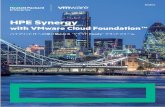 HPE Synergy with VMware Cloud Foundation™ · Brochure Page 2 「HPE Synergy with VMware Cloud Foundation™（VCF）」は、次世代の仮想化基盤である Software-Deﬁned