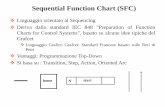 Sequential Function Chart (SFC) · 2014-11-21 · Grafcet Linguaggio Grafico Grafcet: Standard Francese basato sulle Reti di Petri Vantaggi: Programmazione Top-Down Si basa su : Transition,