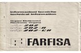 Farfisa VIP202 Manual Service - Audiofanzine€¦ · farfisa s.p.a. / strumenti musicali / cp. 204 / 60100 ancona italia . important : always t o l. bow company - constantly to improvements