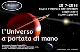 2017-2018comprensivoguasila.it/attachments/article/1641/Programma_Scuole_… · Osserviamo gli oggetti astronomici con i Radiotelescopi ed i satelliti. Il Sistema Solare ed i pianeti