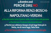4 dicembre 2016 - luciomalan.it · Il Governo Renzi ha fatto passare, e in fretta, tutte le leggi che ha VOIUtO senza problemi. Il guaio è che erano leggi sbagliate e dannose. Nell'ultima