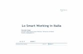 Lo Smart Working in Italia - Città di Torino · 2017-12-18 · Iniziative non strutturate Assente, incertezza sull’introduzione Assente, ma probabile introduzione futura Introduzione