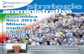 Assemblea Anci 2014 - Strategie Amministrative · anno XIII numero 6 > Settembre-Ottobre 2014 > € 6,00 POSTE ITALIANE SPA - SPEDIZIONE IN ABBONAMENTO POSTALE - 70% - DCB MILANO